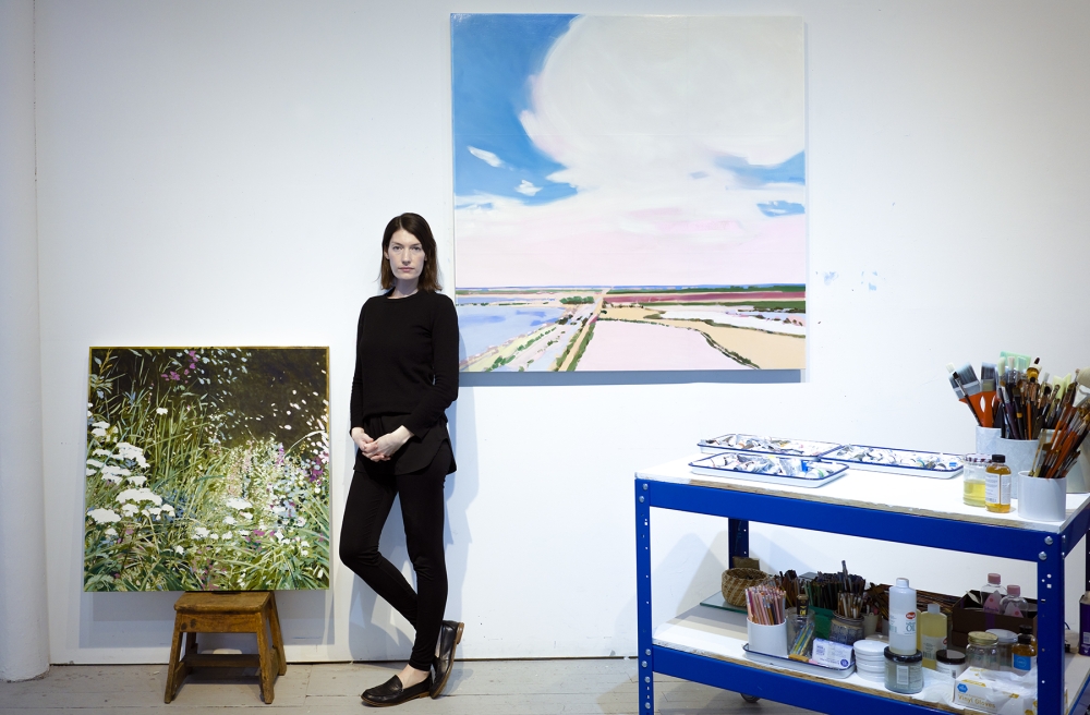 Isca Greenfield-Sanders in her studio, New York, 2022 by Timothy Greenfield-Sanders