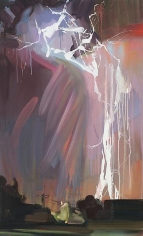 &quot;Bolt 2,&quot; 2011, Oil on canvas, 48 x 29 inches, 121.9 x 73.7 cm, A/Y#19915