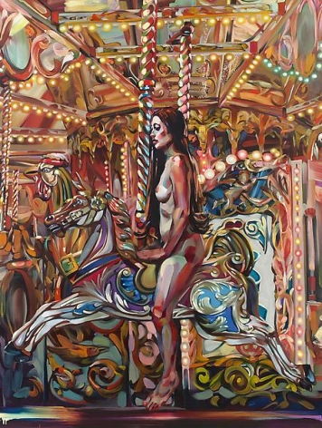 &quot;Lady Godiva,&quot; 2011, Oil on canvas, 96 x 72 inches, 243.8 x 182.9 cm, A/Y#19913