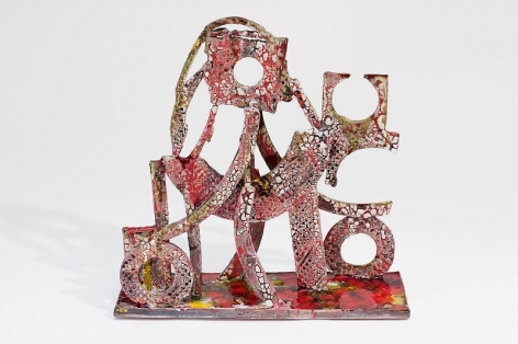 TAM VAN TRAN, &quot;Soldier 6,&quot; 2012-13, Low-fired glazed ceramic and glass, 18 3/4 x 18 1/2 x 6 1/4 inches, 47.6 x 47 x 15.9 cm, A/Y#20916