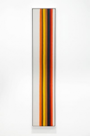 Morris Louis, Number 1-36, 1962, Magna on canvas, 79 x 15 inches, 200.6 x 38.1 cm, A/Y#22202