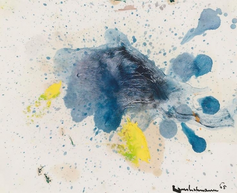 Untitled, 1965, Oil on paper, 11 x 14 inches, 27.9 x 35.6 cm, A/Y#3164