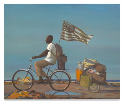 Bo Bartlett, Freedom, 2019, Oil on linen, 82 x 100 inches, 208.3 x 254 cm, MMG#30929