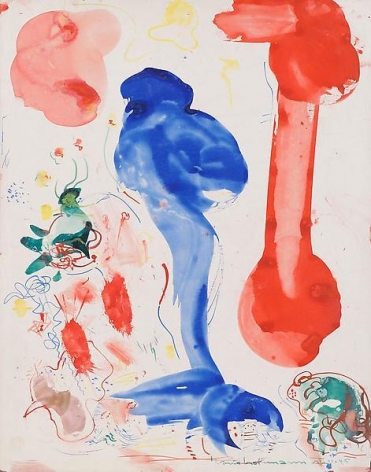 Untitled, 1945, Gouache on paper, 24 x 18 inches, 61 x 45.7 cm, A/Y#18136
