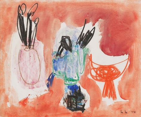 Untitled, 1944, Gouache and crayon on paper, 14 x 17 inches, 35.6 x 43.2 cm, A/Y#1519