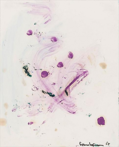Untitled, 1965, Oil on paper, 14 x 11 inches, 35.6 x 27.9 cm, A/Y#3156
