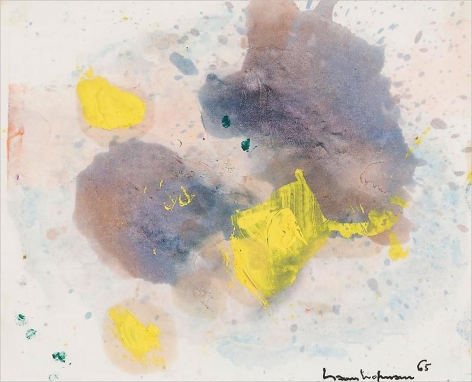 Untitled, 1965, Oil on paper, 11 x 14 inches, 27.9 x 35.6 cm, A/Y#3160