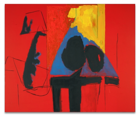 Robert Motherwell,&nbsp;The Studio, 1987,&nbsp;Acrylic and charcoal on canvas,&nbsp;60 x 72 inches,&nbsp;152.4 x 182.9 cm,&nbsp;MMG#30414, &nbsp;