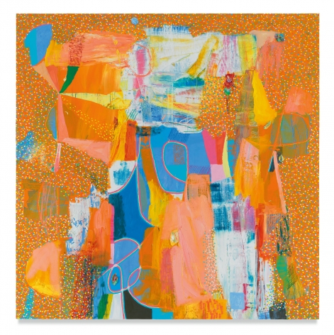 Orange Figure, 2018,&nbsp;Oil on canvas,&nbsp;60 x 60 inches,&nbsp;152.4 x 152.4 cm,&nbsp;MMG#30813