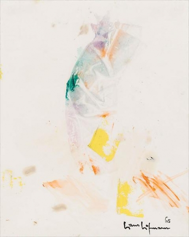 Untitled, 1965, Gouache and oil on paper, 14 x 11 inches, 35.6 x 27.9 cm, A/Y#3161