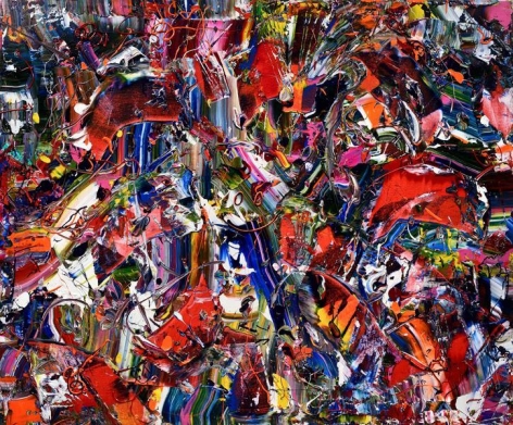 Paint Eater, 2012, Acrylic on canvas, 60 x 72 inches, 152.4 x 182.9 cm, A/Y#20648