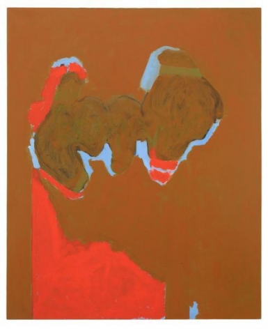 Robert Motherwell, Remembering Madrid, 1969 / ca. 1974- ca. 1980, Acrylic and charcoal on canvas, 72 x 59 inches, 182.9 x 149.9 cm, A/Y#21936